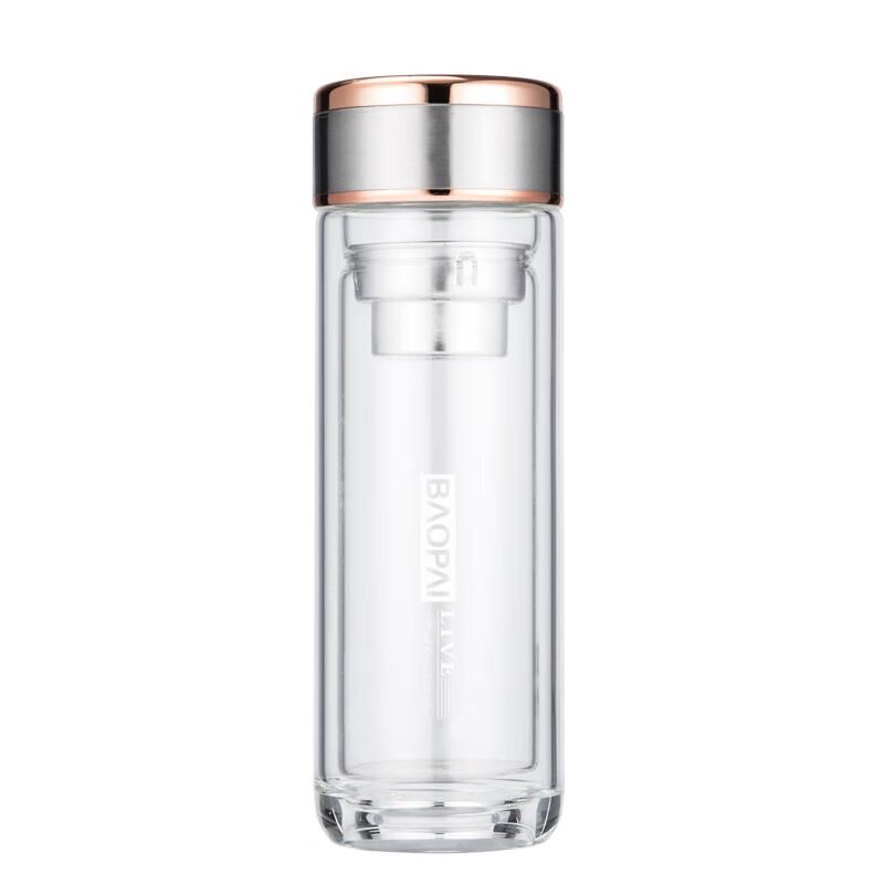 Leopard Brand BP03-G1002 Double Wall Glass Cup