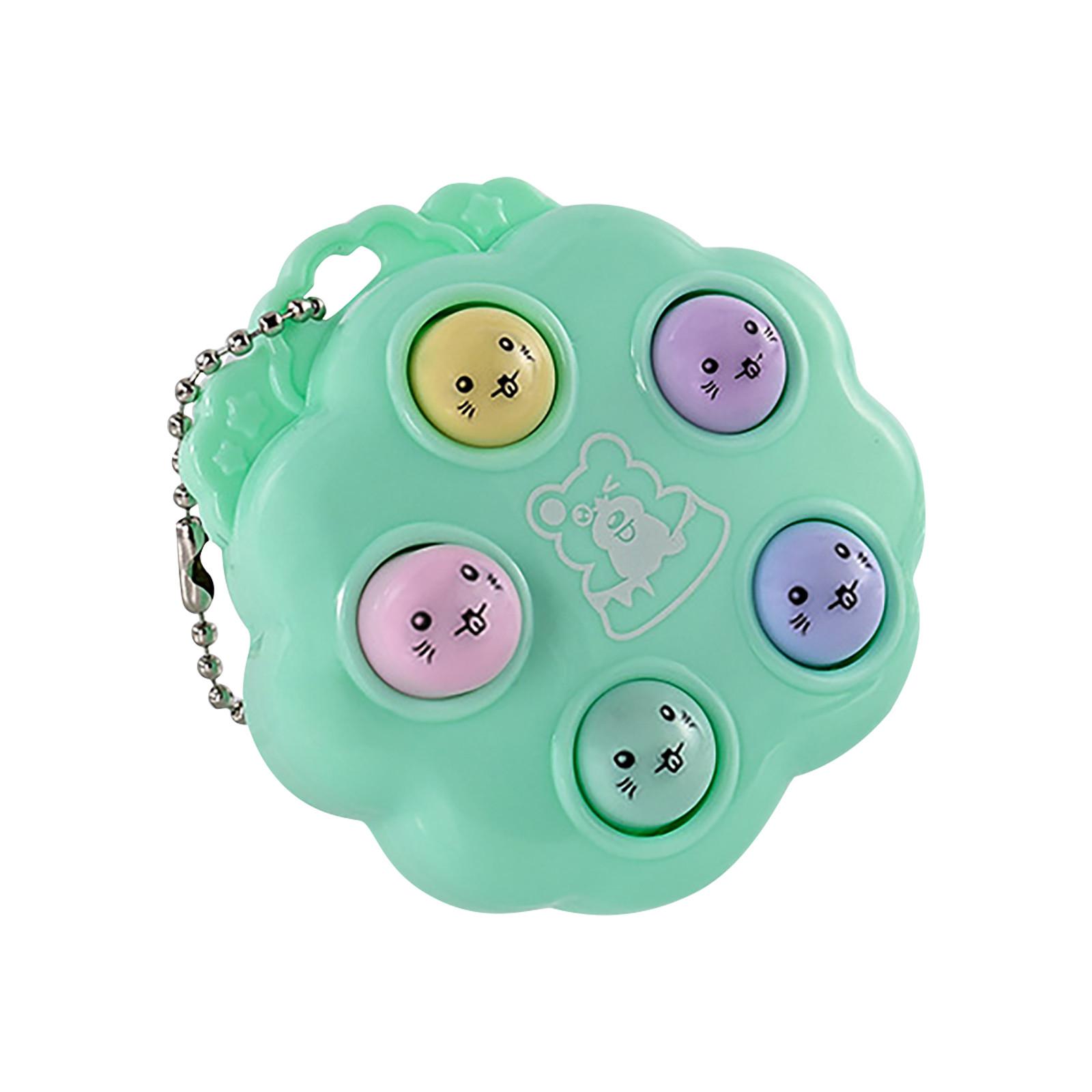 

(H0826)Брелок-игрушка Push Fidget, игрушка Bubble Fidget, игрушки для снятия стресса для взрослых детей зелёный