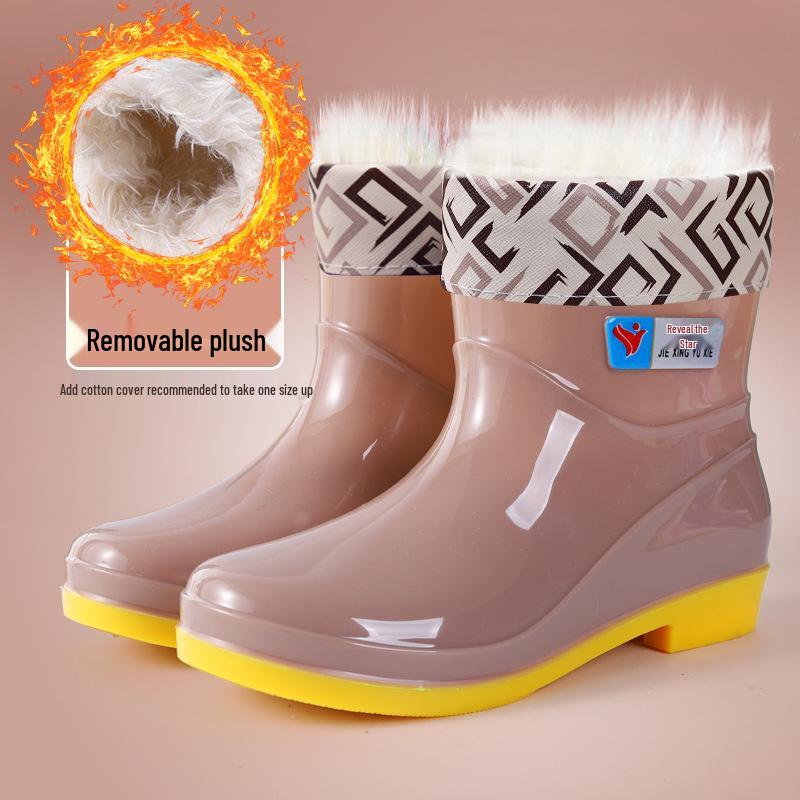 Damen Rutschfeste Verschleißfeste Niedrig Geschnittene Regenstiefel: Strapazierfähige Arbeitsgummischuhe für Küche, Autowäsche und nasse Umgebungen