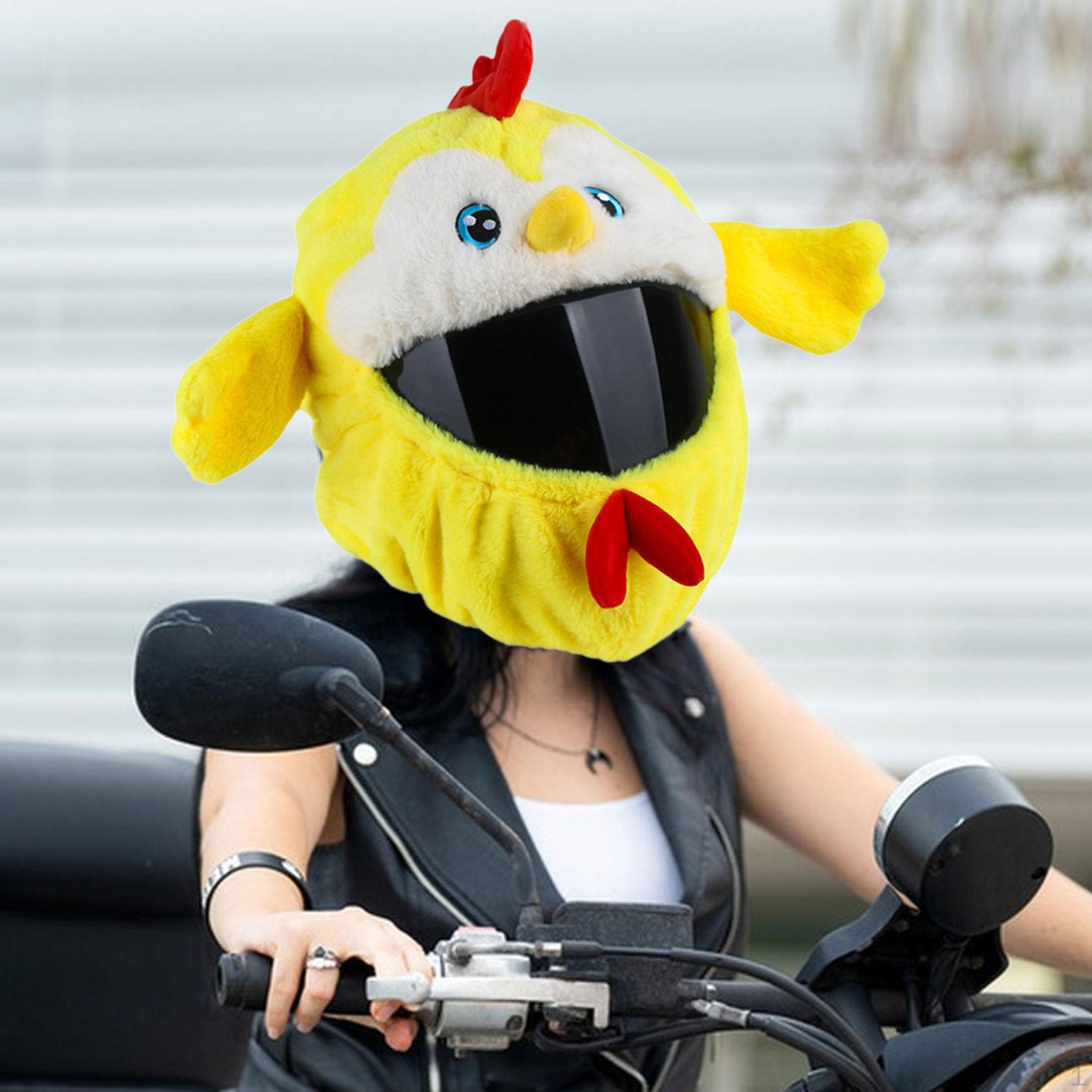 

Funny Helmet Cover Bird Shaped Adorable Cartoon Increase Riding Fun Cute Decoration