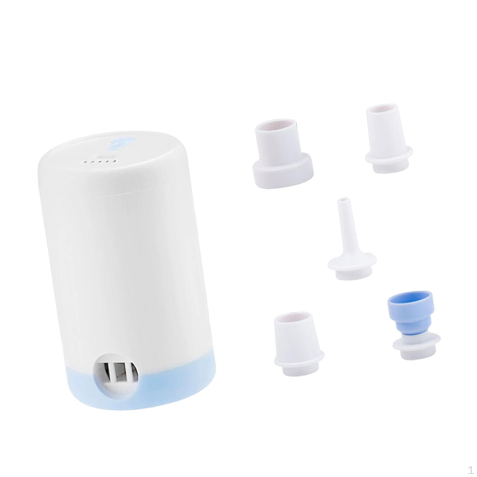 

Electric Air Pump with Compression Bag And 5 Nozzles for Pillows