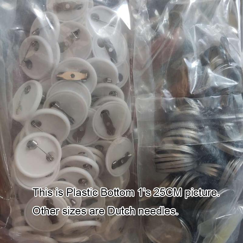 100 Pcs/Set Tinplate Badge 25mm 32mm 37mm 56mm Consumables Badge Consumables Badge Machine DIY Blank Materials Badge Accessories