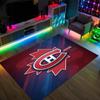 Montreal Canadiens Design Kryształowy Aksamitny Dywan Przytulny Nie?Antypoślizgowy Dywan Wzorzysty Do Sypialni Salonu Przedpokoju