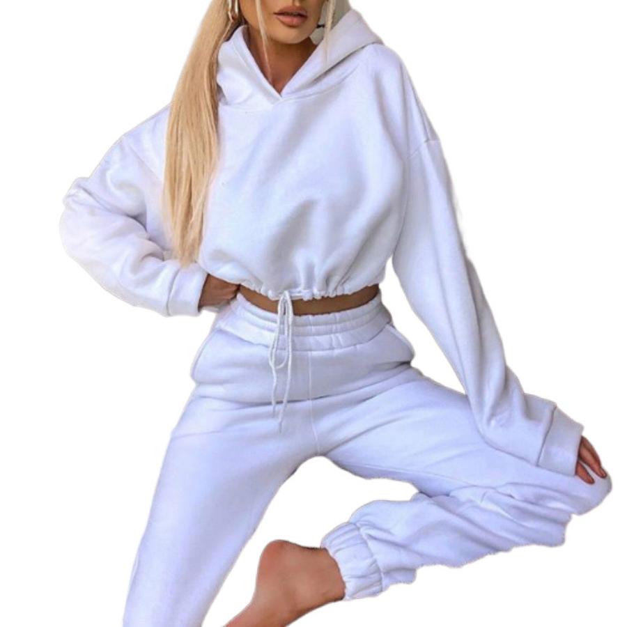 Fall Sale New Fashion Long Sleeve Sports Casual Set Two Piece Outfit