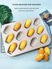 Gold Non-Stick 12-Cup Madeleine Cake Mold for Home Oven