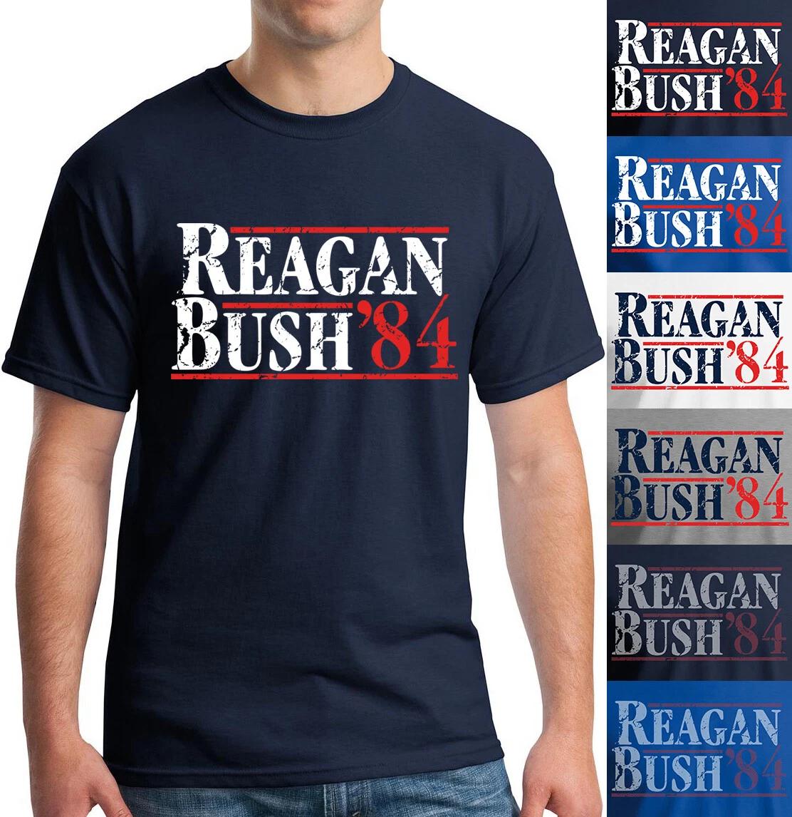 

Reagan Bush 1984 Republican Presidential Election GOP T-Shirt Political Democrat 3XL