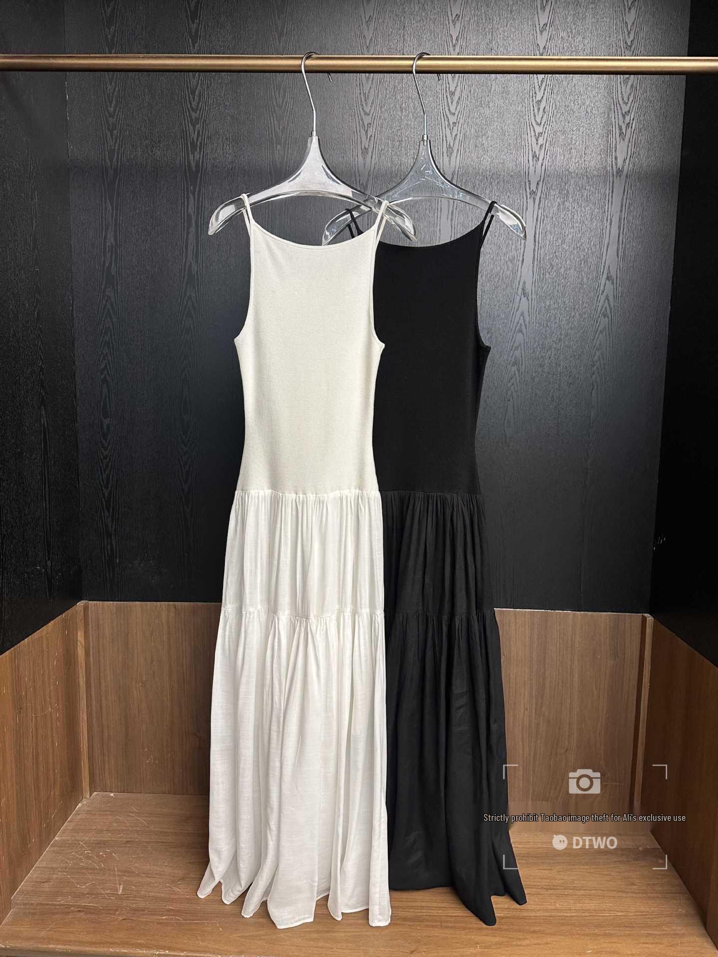

DTWO2026 Spring/Summer Elegant Original Design Solid Color Dress Small