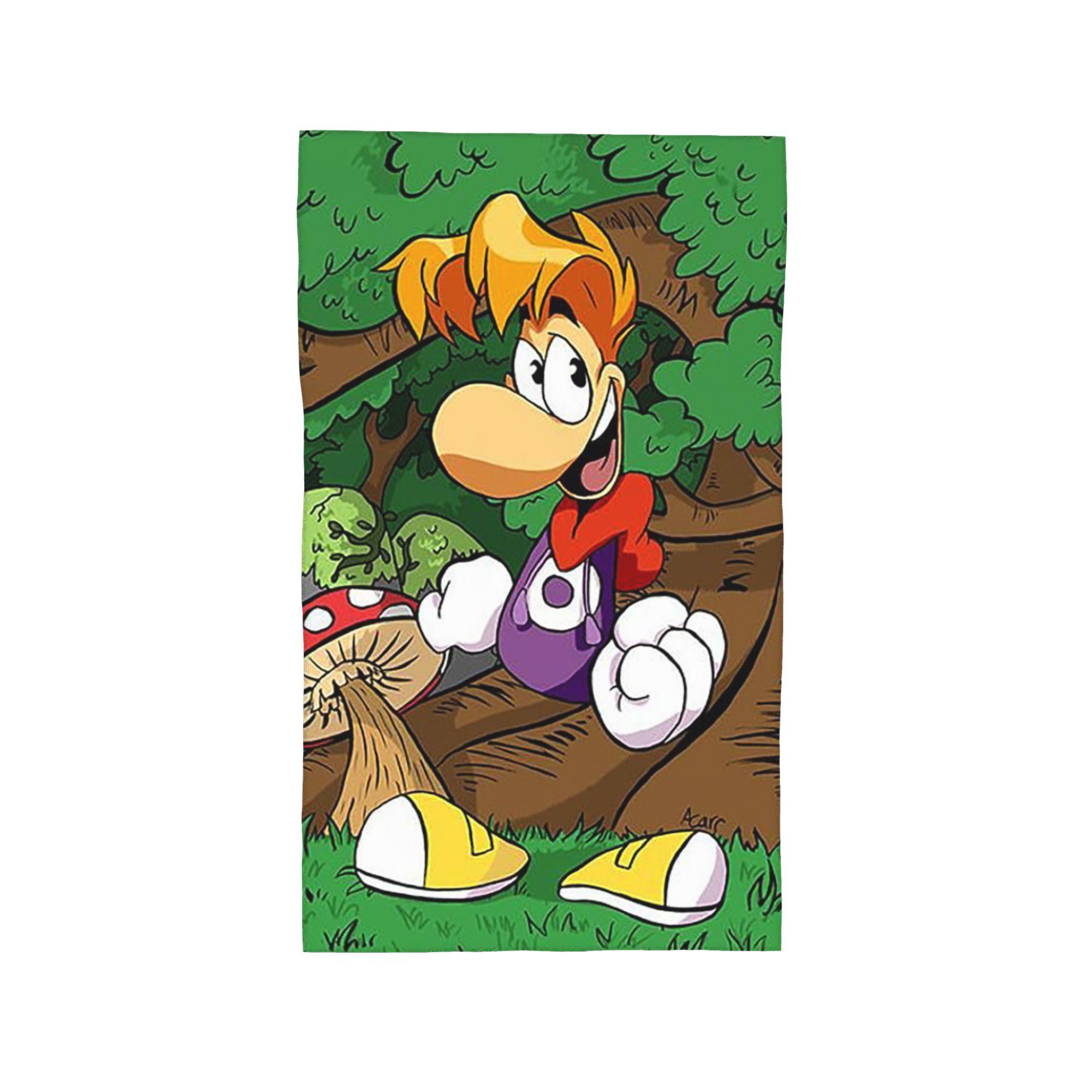 

Cartoon Games Rayman Legends Soft Face Towel Quick Dry Pool Bath Cotton Towels Absorbent Quick W40*H60(CM)