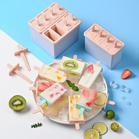 DIY Popsicle Mold with Lid BPA-free Plastic Ice Pop Maker for Homemade Treats Easy Release Dishwasher Safe Fun Summer Kitchen Tool for Kids