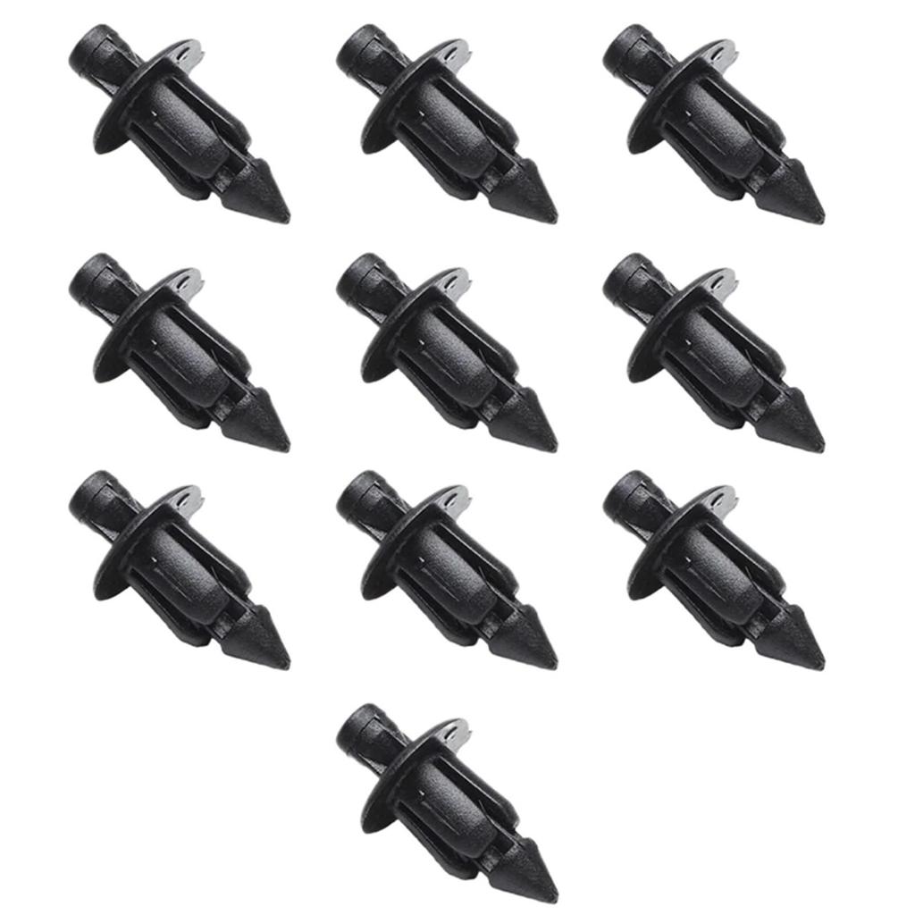 10pcs 6mm Black Rivet Fairing Body Trim Panel Fastener Screw Clip for Suzuki Kawasaki Motorcycle Accessories Parts
