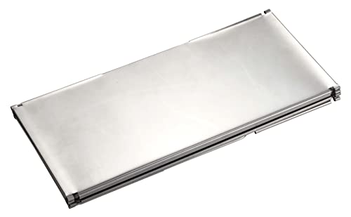 CAPTAIN STAG Windscreen/Reflector Windbreak, Stainless Steel, with Storage Bag, M Size, Silver (UG-3298)