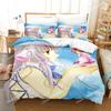 3D Printing Kawaii Anime Chobits Chi Bedding Set Boys Girls Twin Queen Size Duvet Cover Pillowcase Bed Kids Adult Home Textile