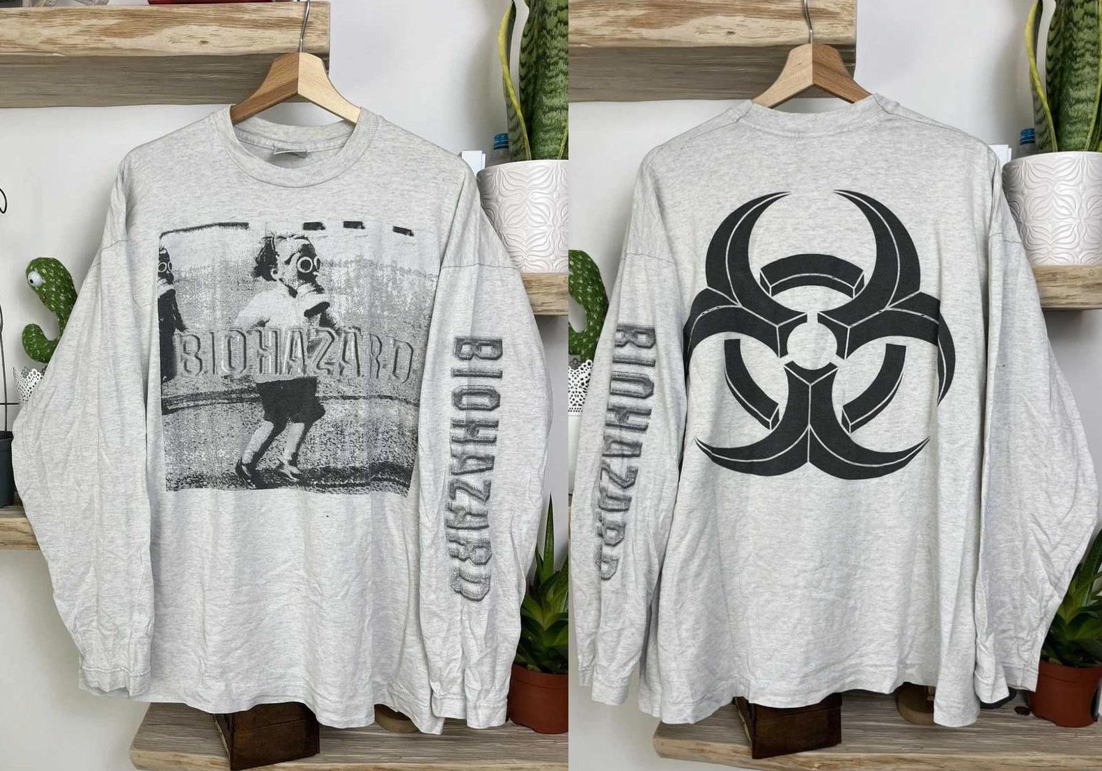 Very Rare Biohazard State of the World Address 1994 Long Sleeve S to 5XL 2F1488 XL