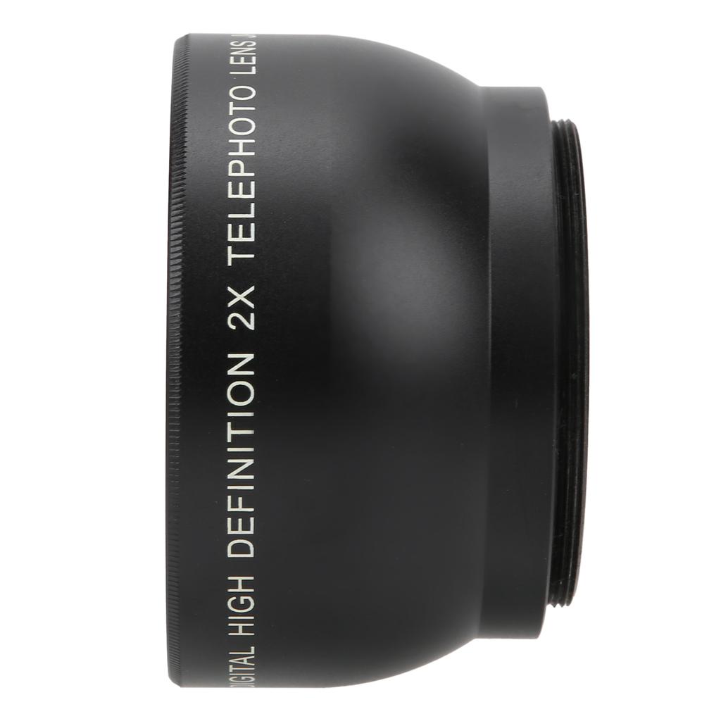 49MM 2X Magnification Telephoto Lens Suitable for All Camera Lenses of 49MM Caliber