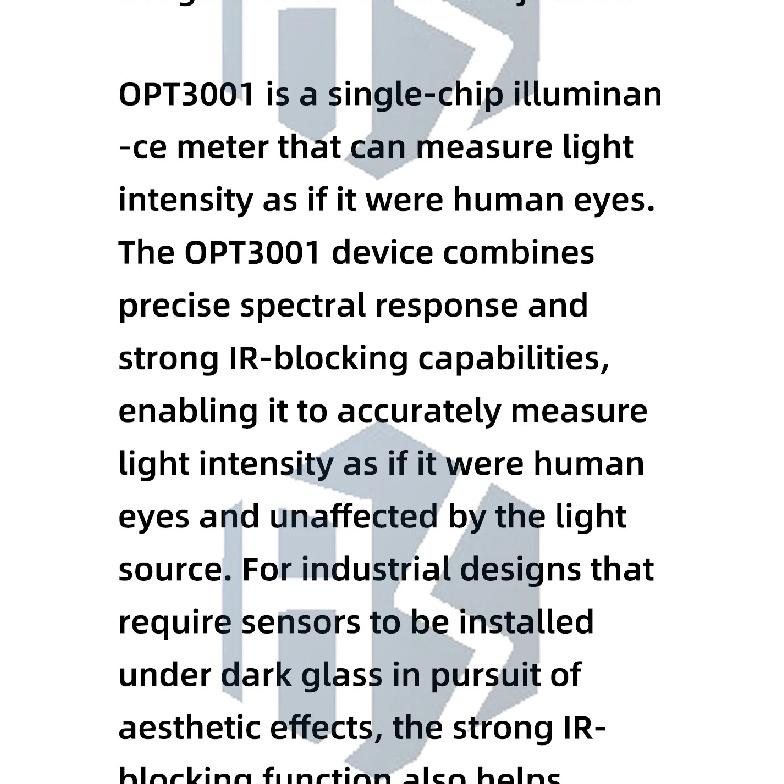 OPT3001 Human Eye Calibrated Light Sensor Module - I2C/IIC Single-Chip Embedded Detector