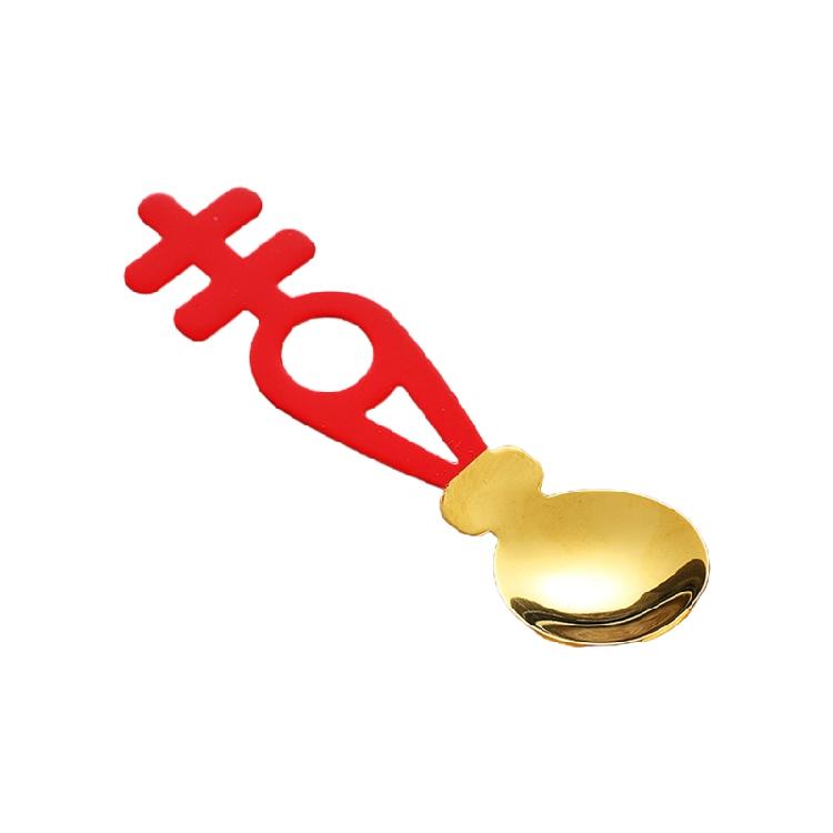 

Coffee Spoon Dessert Spoon Teaspoon for Bridal Shower Wedding Bridal Party Favor красный