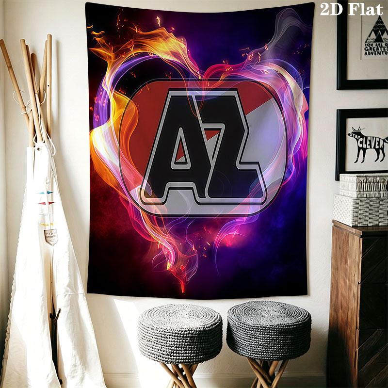 AZ Alkmaar club Wall Hanging Printed Fabric Blanket Decorative Tapestries for Bedroom Living Room Home Decor