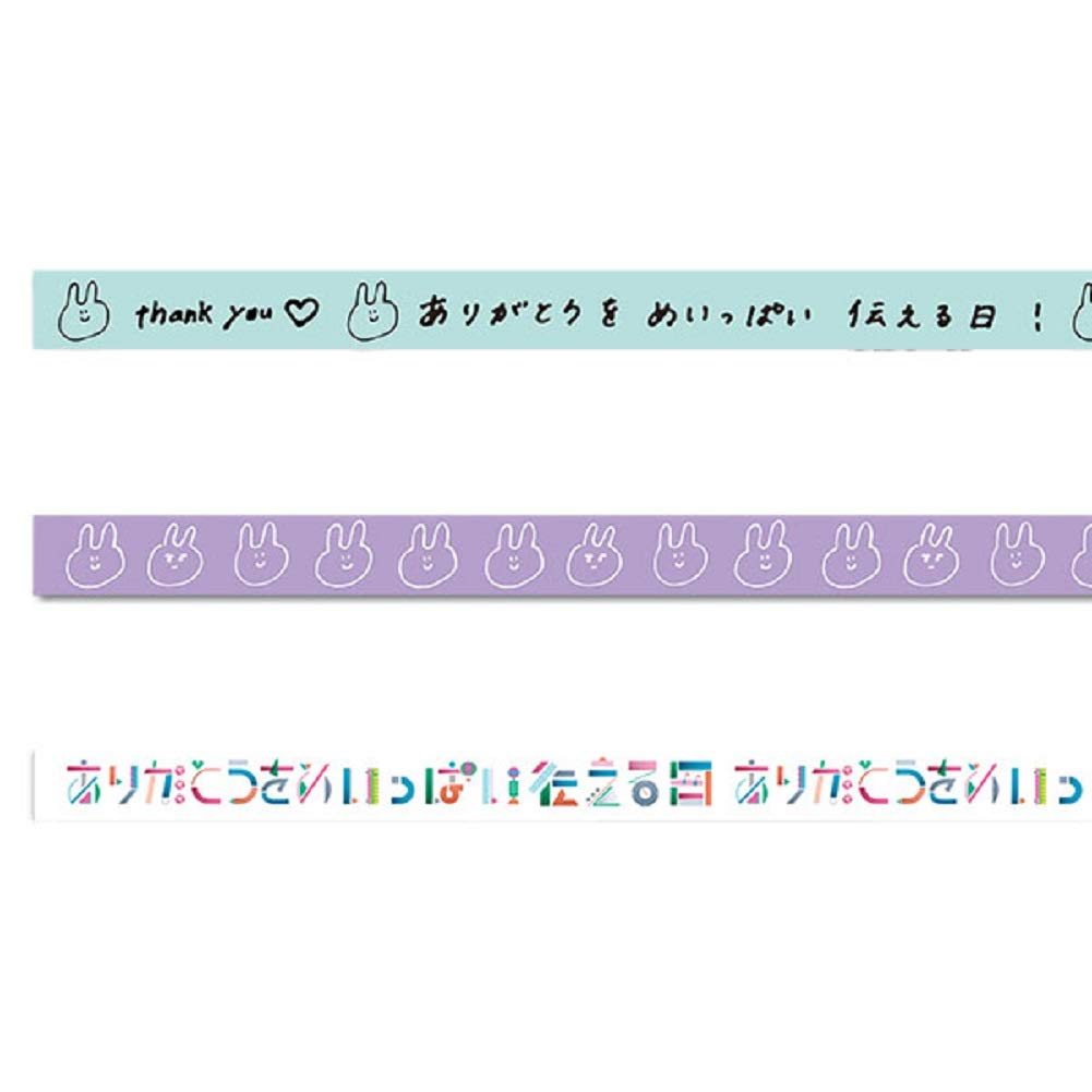 Keyakizaka46 Neru Nagahama Graduation Event "A Day To Express Our Gratitude" Official Merchandise Masking Tape (Set of 3)