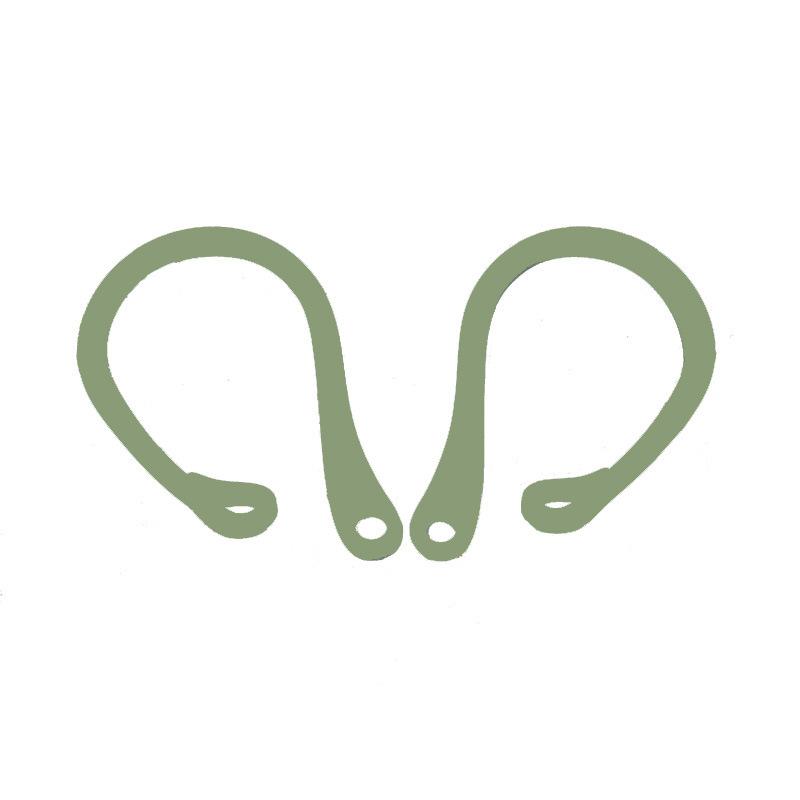 

1 Pair Silicone Anti-Lost Ear Hook Bluetooth Headset 1 2 3 Pro Sports Anti-drop Wireless Earphone Stand Sports Parts White Black