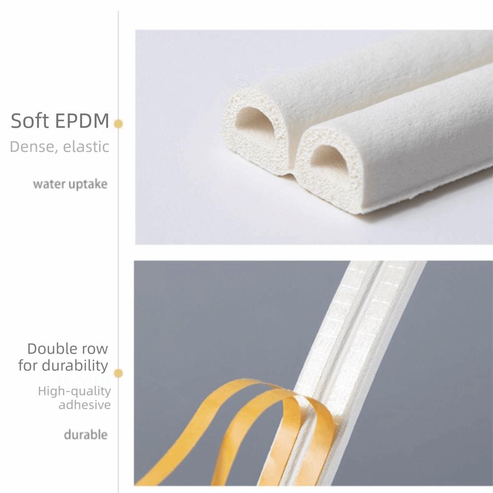 Durable Weatherstripping Seal Strip Self-Adhesive Soundproof Seal Windproof Seal  Windows