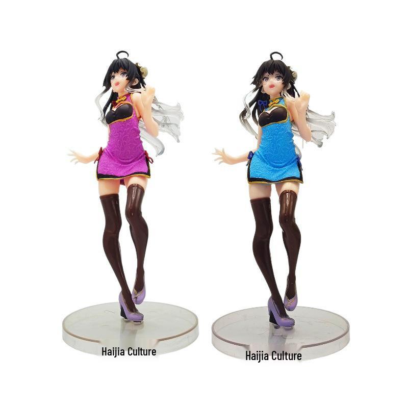 Blue Purple Yukino Cheongsam Figure - Boxed Ornament Model