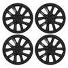 4PCS 18in Wheel Hub Cap Full Wrapping Wheel Hub Cover Trim Replacement for Tesla Model 3 2017 To 2023
