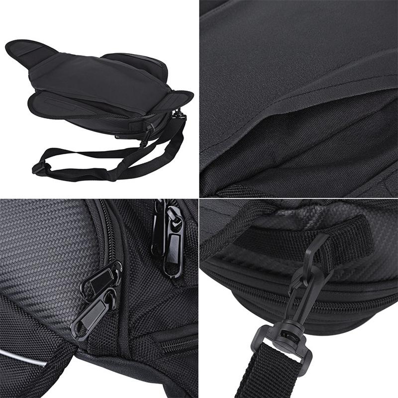 LMoDri Motorcycle Tank Bag Oil Fuel Bag Magnetic Moto Saddle Luggage GPS Phone Bag Bigger Window Suitcase For iPhone