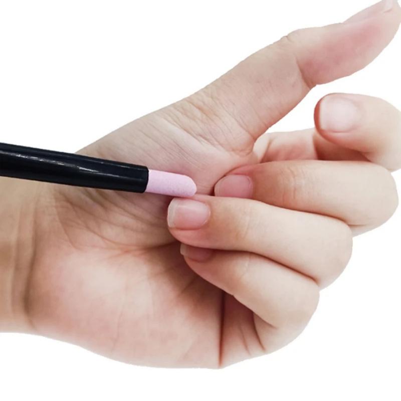 1pc Nail Art Polishing Stick Nail Surface Carving Pen Fine Exfoliating Nail Quartz Pen Manicure Implement
