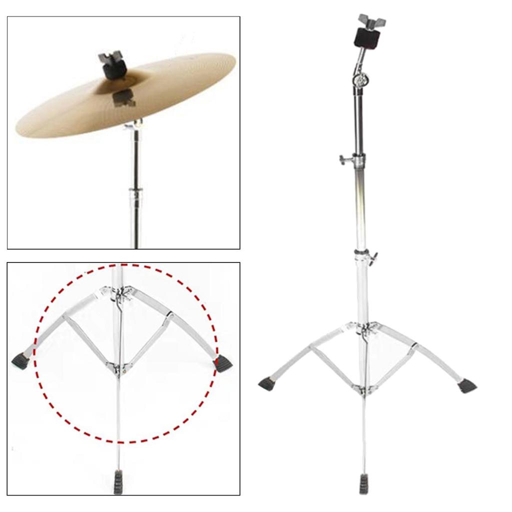 Metall-Beckenständer Verstellbare Dreiecks-Halterung Schlagzeug-Halterung Halterung
