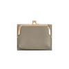 Portable Kiss Lock Wallet Polyester Multiple Card Slots 2 in 1 Card Bag Short Anti-splash Water Leather Coin Purse Students