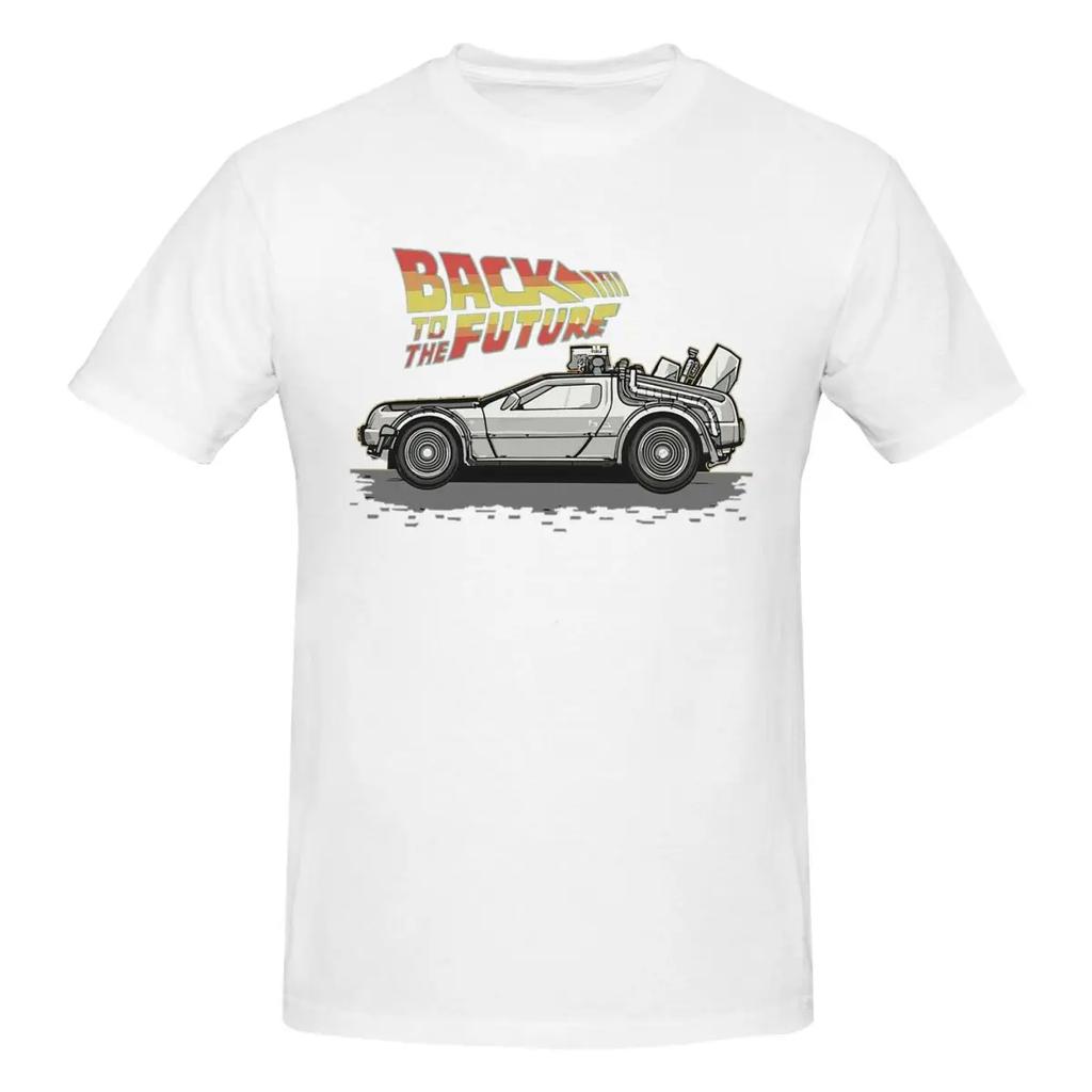 100 Cotton Back To The Future Tshirt Unisexs Classic Oversized T Shirt Unisex Round Neck Summer Shirts Tops S6xl