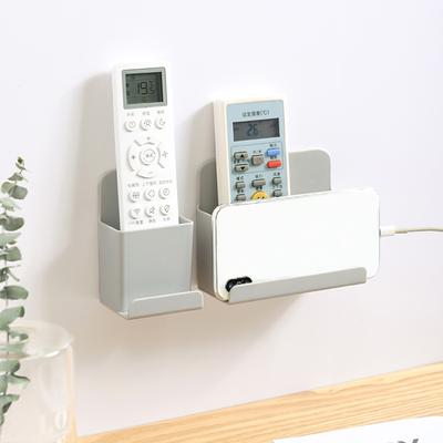 Remote Control Storage Box Mobile Phone Storage Rack Wall Mounted Organizer Remote Control Air Conditioner Stand Holder Rack