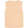 Puma Ss24 Classics Tank Embroidered Brand Logo Sports Leisure Ribbed Vest Women Tops Peach 626059-45