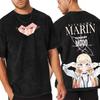 Marin Kitagawa My Dress-Up Darling Anime Camiseta Oversize Cuello Redondo Hombres Mujeres Y2k Streetwear Manga Corta Casual Holgada Hip Hop Ropa Femenina Masculina