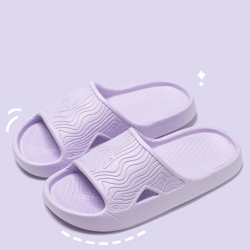 

Тапочки на мягкой подошве для женщин, домашние, для ванной комнаты, для помещений, банные, нескользящие, для пары, летние сандалии для мужчин, летняя пляжная одежда, удобные 36-37 фиолетовый