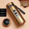 800ML-1L Stainless Steel Thermos Bottle 304 Tea Bottle Car Vacuum Bottle with LED Temperature Display Portable Drinking Cup