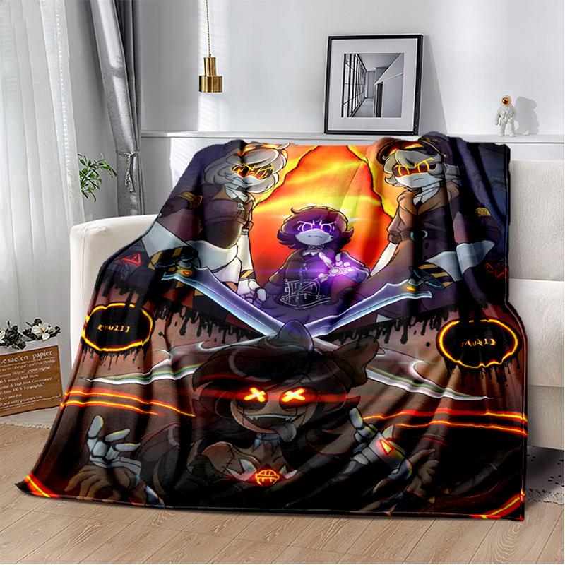 2025 New Style 3D Murder Drones Uzi Cartoon Soft Blankets,Throw Blanket Comfortable Blanket for Picnic Beds Sofa Home Bedroom
