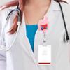 Id Badge Clip Id Key Keychain Holder Hanger Organ Shake Toy Retractable Clip For Staff Workplace School Conference Nurses Doctor