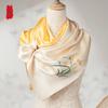 Zhi Jin Lou Handmade Mulberry Silk Orchid Embroidery Scarf