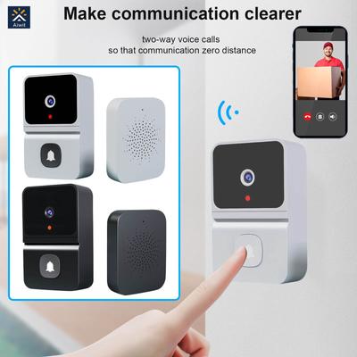 Chytrý bezdrátový video zvonek Digitální vizuální interkom WIFI zvonek Elektronický vrátný Domácí bezpečnostní kamera 30