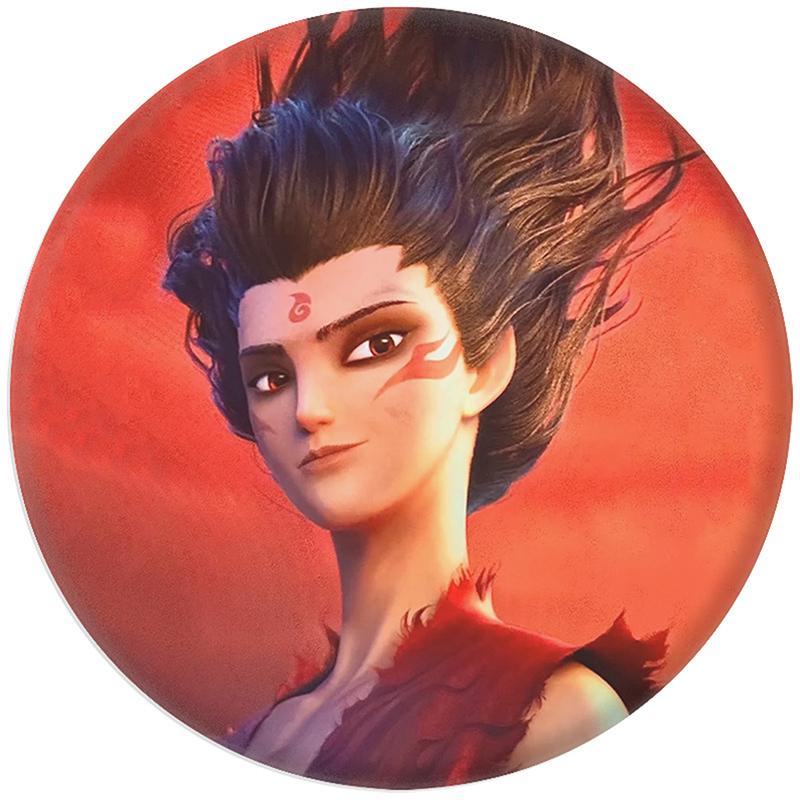 

Мультфильм Нэчжа 2 фотопечать значок брошь Aobing Aoguang дворец сокровищница сумка одежда аксессуары вентилятор подарок Q