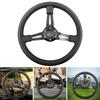 Golf Cart Sports Style Steering Wheel with PU Cortex Material and Precise Fit for Club Car Golf Cart Parts