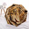 1PC Tiger Print Automatic Open/close, All-Season Portable Folding Umbrella for Women & Men yy250919163