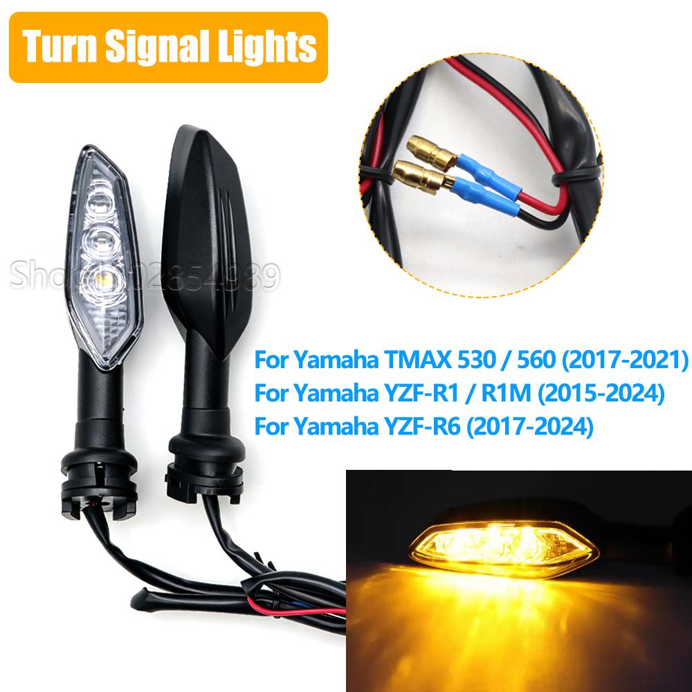 Turn Signal Light For Yamaha TMAX 530 560 YZF-R1 YZF-R6 2015-2024 YZF R1 R6 Motorcycle Accessories Indicator Blinker