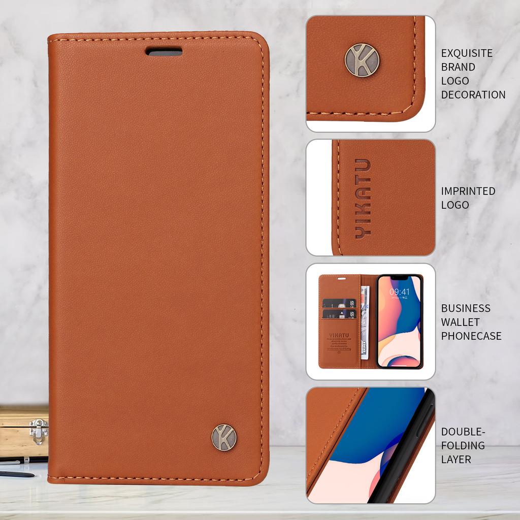 Applicable to Google Pixel 10A Sony phone case xperia1 VI Business Flip Cover Card Slot Protective Case