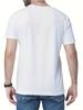 Tribal Tiger Head Graphic Tee Men Summer Casual Short Sleeve Print Crew Neck Cotton TShirt