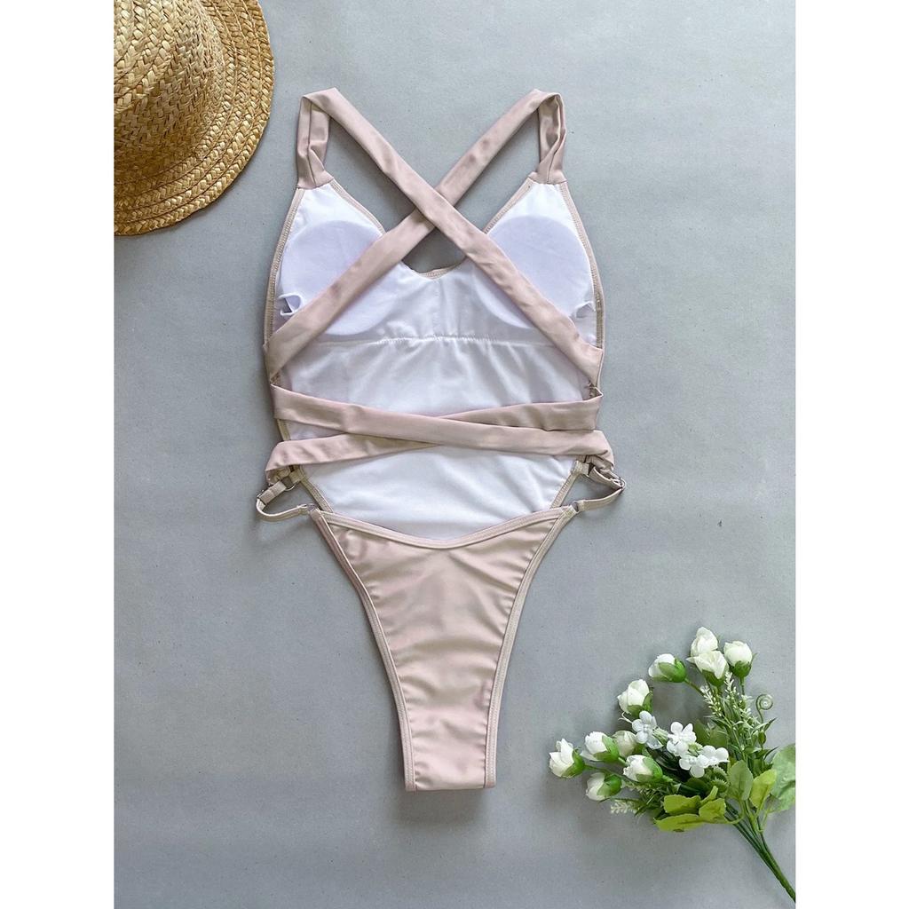 2024 donne sexy estate bikini costume intero costume da bagno femminile vita alta perizoma monokini costume da bagno costume da bagno beachwear