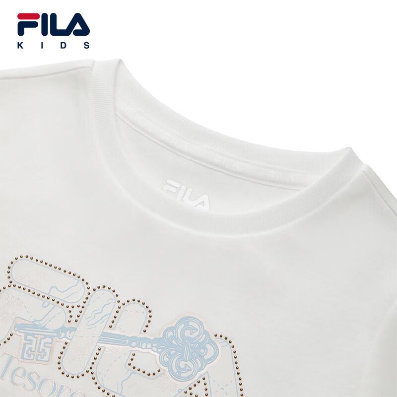 FILA Girls' Short Sleeve Cotton T-Shirt