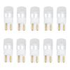 10PCS T10 W5w 194 168 Led 3030 Smd 350lm T10 W5w Dome Reading Number Plate Illuminating Lamps Sidelight Parking Lights White