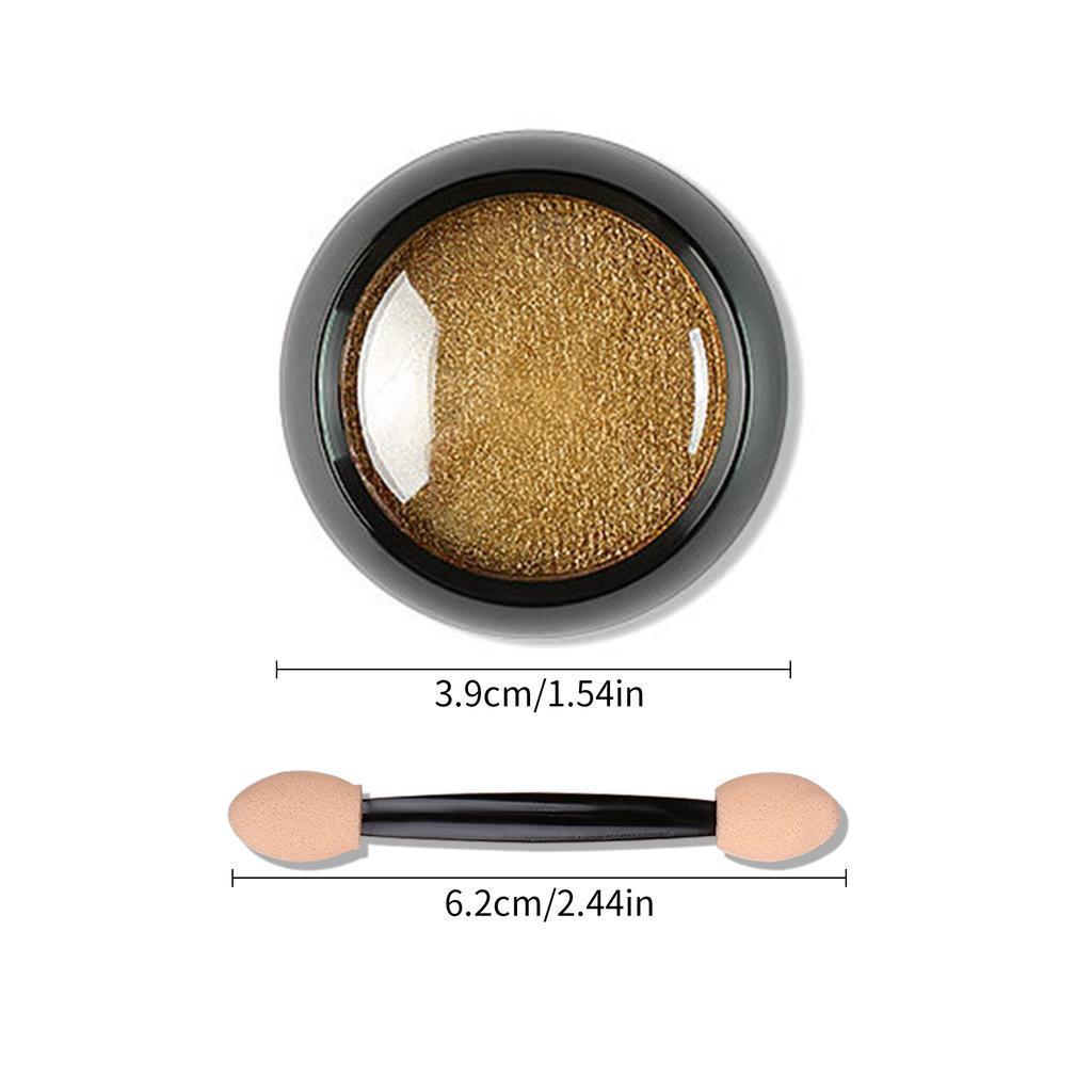 1 stücke Nagel Glitter Metallic Reiben Staub Gel Polnischen Pigment Shinning Metall Maniküre Decor Magie Spiegel Pulver Gold Silber Chrom